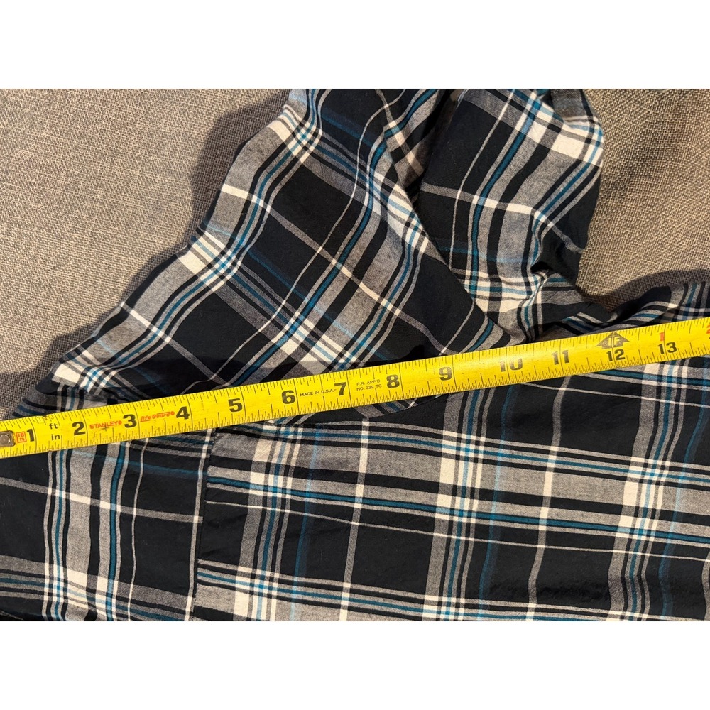 Extra large plaid button up flair shirt by Tulip - Picture 13 of 16